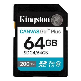 Kingston Canvas Go! Plus 4 SD 64GB class 10 U3 V30