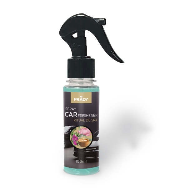 Prady Ambientador Coche Ritual Spa - Frasco de 100 ml - Spray Pulverizador