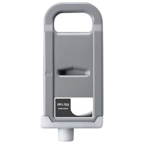 Canon PFI703/PFI303 Negro Mate Cartucho de Tinta Pigmentada Generico - Reemplaza 2962B001/2957B001/PFI-703MBK/PFI-303MBK