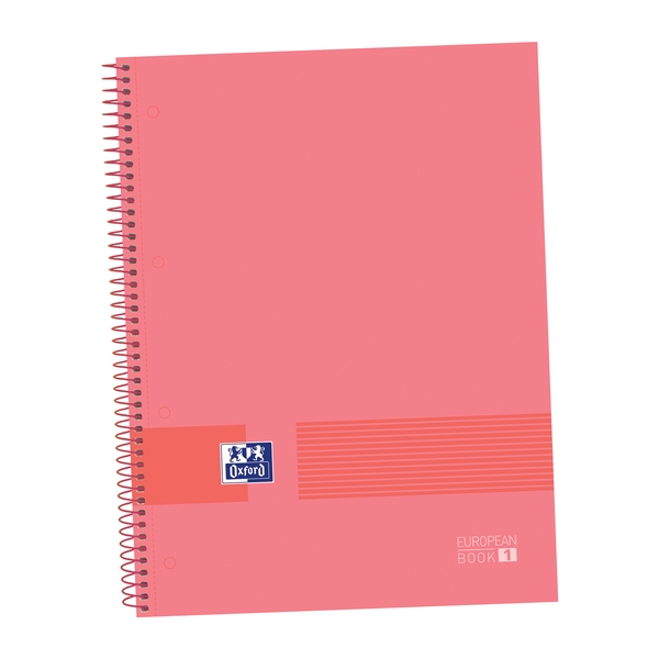 Oxford & You A4+ Europeanbook - Tapa Extradura Resistente - Cuaderno con 80 Hojas - Diseño Watermelon · Pack de 5 uds.