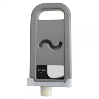 Canon PFI706/PFI306 Negro Cartucho de Tinta Pigmentada Generico - Reemplaza 6681B001/6657B001/PFI-706BK/PFI-306BK