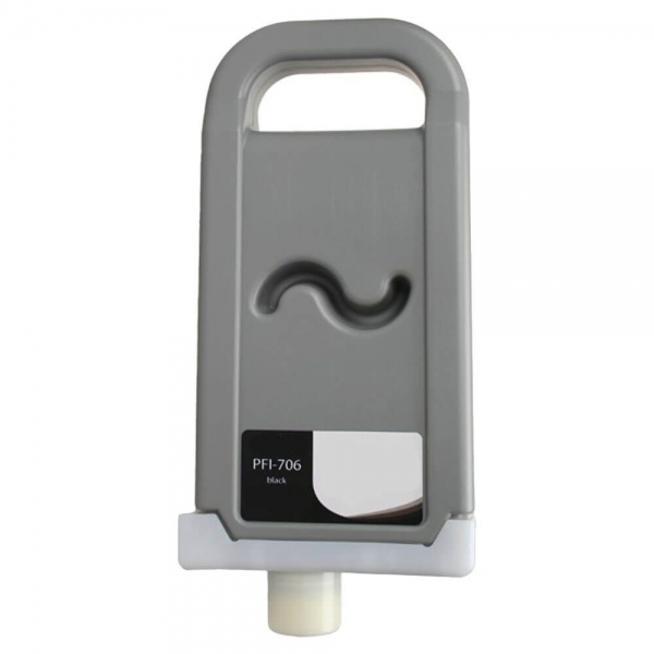 Canon PFI706/PFI306 Negro Cartucho de Tinta Pigmentada Generico - Reemplaza 6681B001/6657B001/PFI-706BK/PFI-306BK