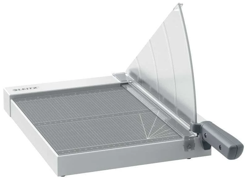 Leitz Precision Home A4 Guillotina de Papel A4 - Corta hasta 8 Hojas - Cuchilla de Acero Inoxidable Templado - Compacta y Ligera - Color Gris Antracita
