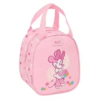 Safta Minnie Mouse Baby Neceser Termo de 5.85L - Interior Forrado en Aluminio - Asa Superior - 190x140x220mm - Color Rosa