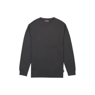 Upower Renga Camiseta de Manga Larga - Talla 2XL - Algodon Jersey Suave, Diseño Elegante con Canale, Refuerzos en Hombros y Cuello, Proteccion DPI1 - Color Gris Meteorito