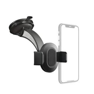 Hama Move Soporte de Coche para Smartphone - Ventosa para Parabrisas - Ancho Dispositivo de 5.5 a 8.5cm - Color Negro