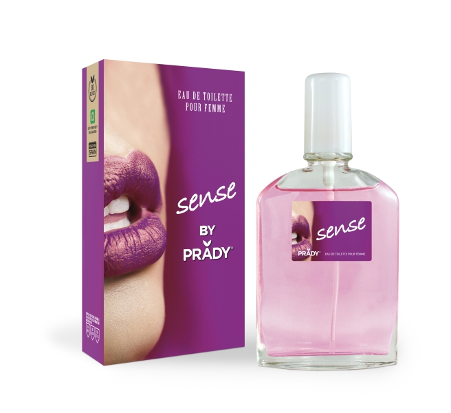 Prady Colonia de Mujer Sense - Frasco de 90 ml - Spray Pulverizador