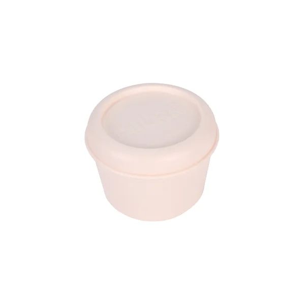 Milan 460 Since 1918 Fiambrera Hermetica Redonda de 0.25L - Libre de BPA - Tapa de Rosca - Apto para Microondas, Lavavajillas y Congelador - 10x7cm - Color Beige