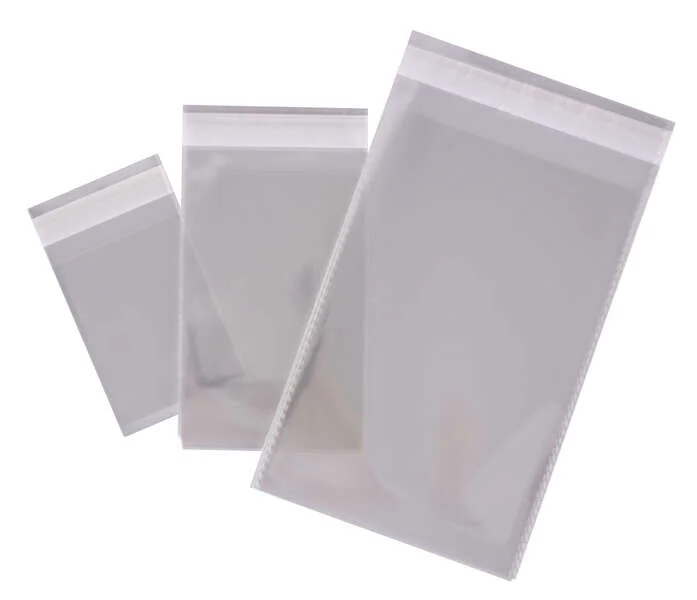 Apli Bolsas Polipropileno Transparente con Cierre Adhesivo - 80 x 120mm - Galga 120 - Alta Resistencia y Flexibilidad - Uso Alimenticio