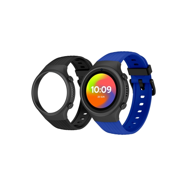 SPC Smartee 4G Junior Reloj Inteligente Smartwatch Pantalla Redonda 1.2" - 4G - Localizacion GPS - Modo Colegio - Zonas de Seguridad - Resistencia IP68 - Color Azul