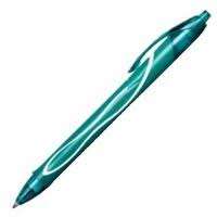 Bic Gel-Ocity Quick Dry Boligrafo Retractil - Punta Media de 0.7mm - Tinta de Gel - Secado Ultra Rapido - No Mancha el Papel - Color Verde · Pack de 12 uds.