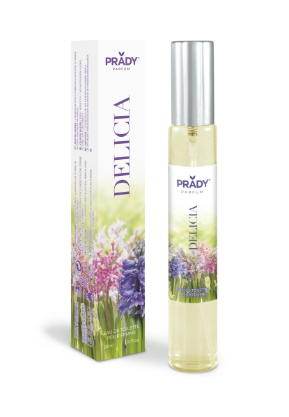 Prady Colonia de Mujer Delicia - Frasco de 33 ml - Spray Pulverizador