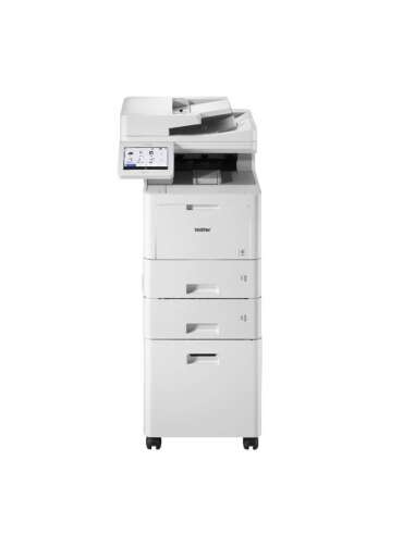 Brother MFC-L9630CDNTZ Impresora Multifuncion Laser Color Duplex Fax 40ppm + Bandeja Adicional 500 Hojas + Mesa Pedestal
