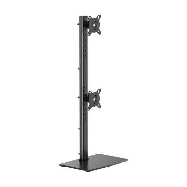 Aisens Soporte de Mesa Eco con Peana Giratorio e Inclinable para 2 Monitores/TV de 17-34" - Peso máximo 12Kg - Color Negro