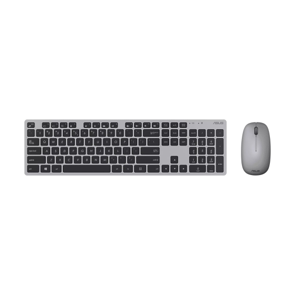 Asus W5000 Kit Teclado y Raton - Inalambrico 2,4Ghz - 1600dpi - Español - Color Negro / Gris