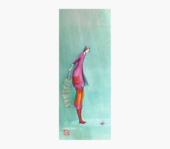 Pictura Gaëlle Boissonnard Marcapaginas Ancho - 5.5x14cm - Embolsada Individualmente en Celofan - Impresas en Papel con Certificacion FSC