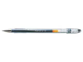 Pilot Boligrafo de Gel G1 - Recargable - Punta de Bola 0.5mm - Trazo 0.3mm - Cuerpo Transparente - Color Negro · Pack de 12 uds.