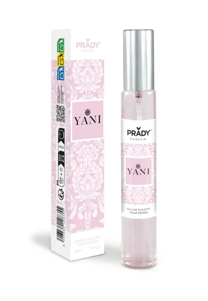 Prady Colonia de Mujer Yani - Frasco de 33 ml - Spray Pulverizador