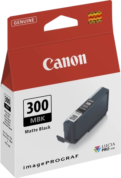 Canon PFI300 Negro Mate Cartucho de Tinta Original - 4192C001/PFI-300MBK