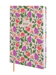 Finocam Dynamic Porto Design Camila Agenda Profesional - Anual 2027 - 1 Dia por Pagina - Formato Y10 - 140x204mm - Tapa Dura de Carton Forrado - Esquinas Microperforadas - Papel de 80g/m2 -
