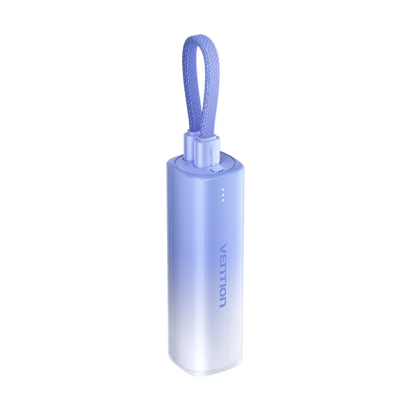Vention PowerBank 5000mAh - USB-C, Lightning - Carga Rapida 20W - Color Azul