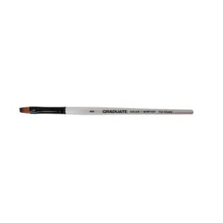 Daler Rowney Graduate Pincel Acuarela - Pelo Sintetico - Mango Corto - Plano Sombreador Nº8 · Pack de 3 uds.