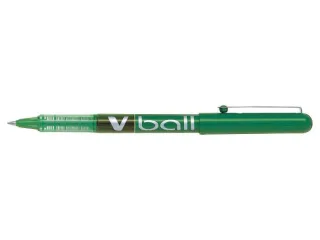 Pilot Boligrafo de Tinta Liquida V Ball 07 Rollerball - Punta de Bola Redonda 0.7mm - Trazo 0.5mm - Color Verde · Pack de 12 uds.