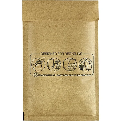 Fellowes Bankers Box Pack de 100 Bolsas de Burbujas Acolchada - Medida 120x210mm - Burbujas Internas para Amortiguacion - Ideal para Productos Fragiles - Tira Autoadhesiva para Cierre - Dimensiones Internas 12x21cm