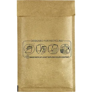 Fellowes Bankers Box Pack de 100 Bolsas de Burbujas Acolchada - Medida 120x210mm - Burbujas Internas para Amortiguacion - Ideal para Productos Fragiles - Tira Autoadhesiva para Cierre - Dime