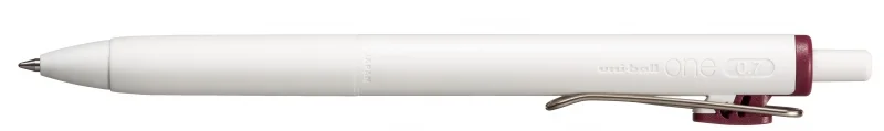 Uni-ball UMN-S-07 Boligrafo de Tinta Gel Retractil - Punta de Bola 0.7mm - Escritura Ultra Fluida - Agarre Suave y Comodo - Color Burdeos · Pack de 12 uds.