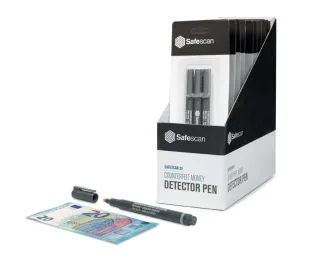 Safescan 30 Blister con 3 Boligrafos Detectores de Billetes Falsos - Verificacion en 2 Segundos - Tinta con Base de Yodo · Pack de 10 uds.