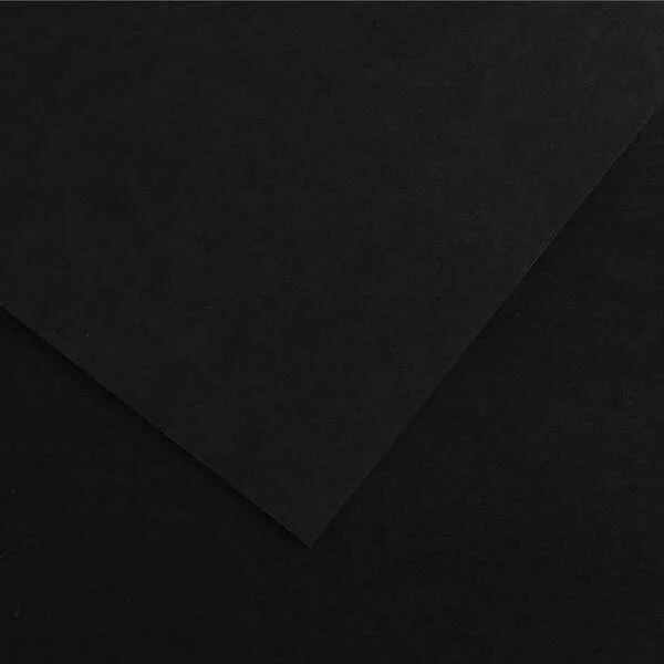 Canson Guarro Pack de 25 Cartulinas Iris de 185g - 50x65cm - Color Negro