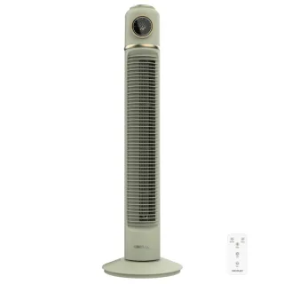 Cecotec EnergySilence 1090 Skyline Retro Smart Ventilador de Torre de 32" de Altura - 40W - Mando a Distancia - Pantalla LED - Panel Tactil - 3 Velocidades - Oscilacion de 72º - Color Menta