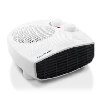Blaupunkt Calefactor Horizontal Portatil - Potencia 2000W - Temperatura Regulable - Funcion Ventilador - Termostato - Color Blanco