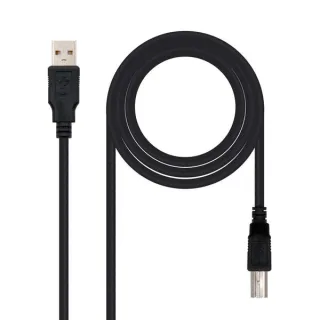 Nanocable Cable USB 2.0 Tipo A - B 3 M Negro