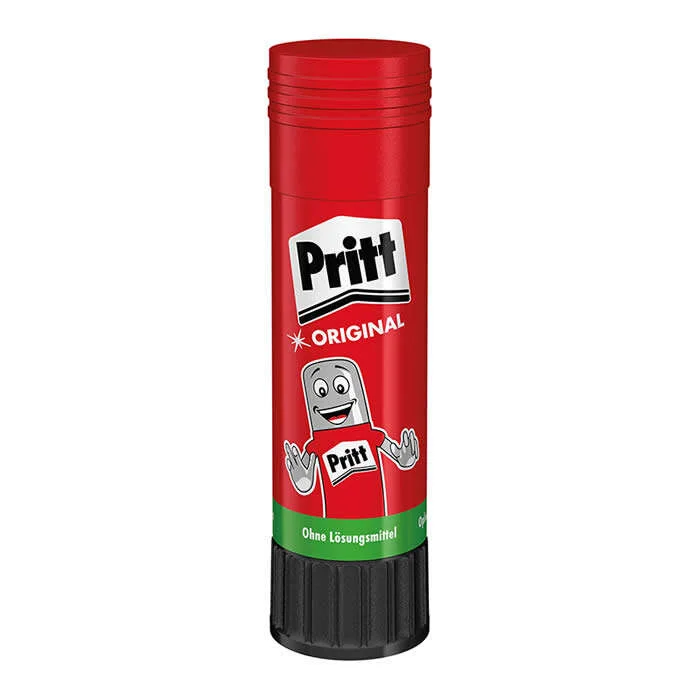 Pritt Barra de Pegamento Mediano 22grs - Sin Disolventes - 97% de Ingredientes Naturales - Lavable a 20ºC - Seguro para Niños · Pack de 15 uds.