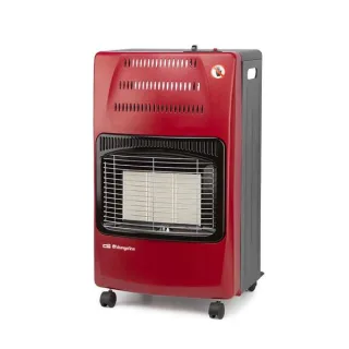 Orbegozo HCE 62 Estufa Plegable - Potente y Segura para Calentar Grandes Espacios de Forma Homogenea - Triple Sistema de Seguridad - Facil de Transportar y Usar - Funciona con Gas Butano y P