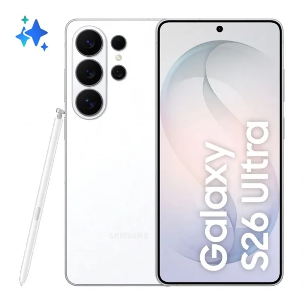 Samsung Galaxy S26 Ultra Smartphone 6,9" - 12GB - 512GB - Camara 200MP - Bateria 5000mAh - Color Blanco