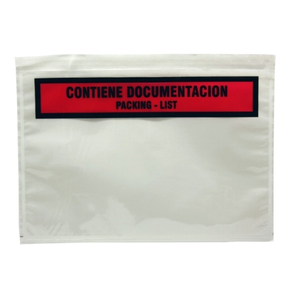 Sobre Autoadhesivo para Envio de Documentos 240x180mm - Packing List · Pack de 250 uds.