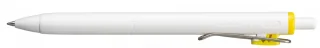 Uni-ball UMN-S-07 Boligrafo de Tinta Gel Retractil - Punta de Bola 0.7mm - Escritura Ultra Fluida - Agarre Suave y Comodo - Color Amarillo · Pack de 12 uds.