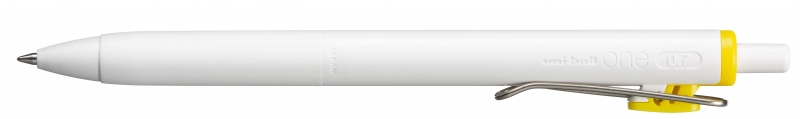 Uni-ball UMN-S-07 Boligrafo de Tinta Gel Retractil - Punta de Bola 0.7mm - Escritura Ultra Fluida - Agarre Suave y Comodo - Color Amarillo · Pack de 12 uds.