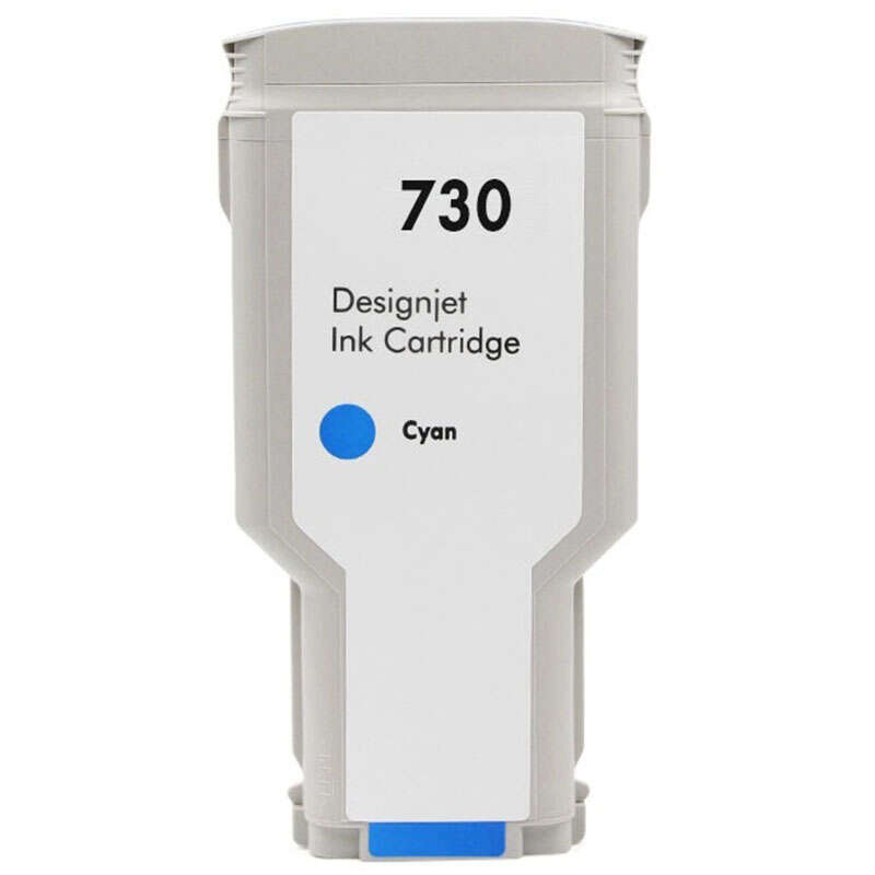 Generico HP 730 Cyan Cartucho de Tinta - Reemplaza P2V68A/P2V62A