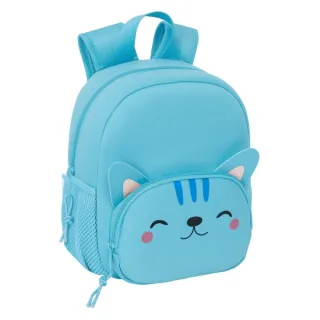 Safta Gato Mochila de Neopreno - Bolsillo Frontal - Tirador Doble - Portabotellas - Interior Forrado - Hombreras Acolchadas - Asa Superior - Material Neopreno Resistente - 200x90x250mm - Col