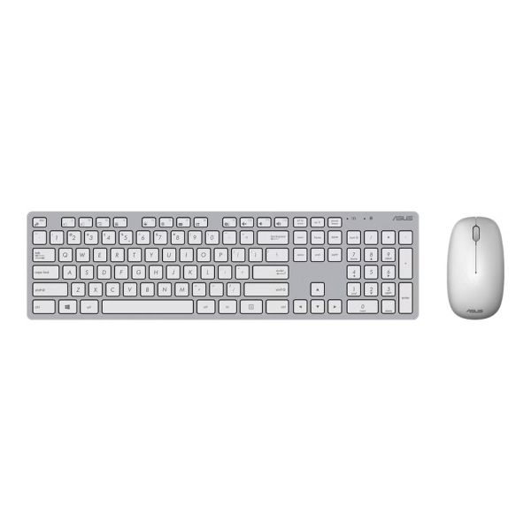 Asus W5000 Kit Teclado y Raton - Inalambrico 2,4Ghz - 1600dpi - Español - Color Blanco / Gris
