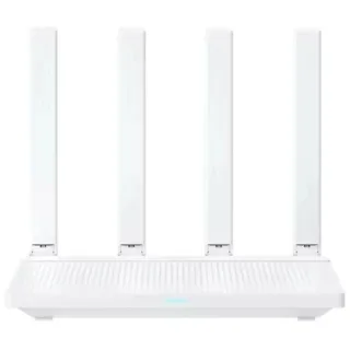 Xiaomi Mi Router AX3000T WiFi 6 Dual Band - Hasta 3000Mbps - Procesador Dual-Core de 1.3 GHz - 4 Puertos Gigabit Ethernet - 4 Antenas Externas - Color Blanco