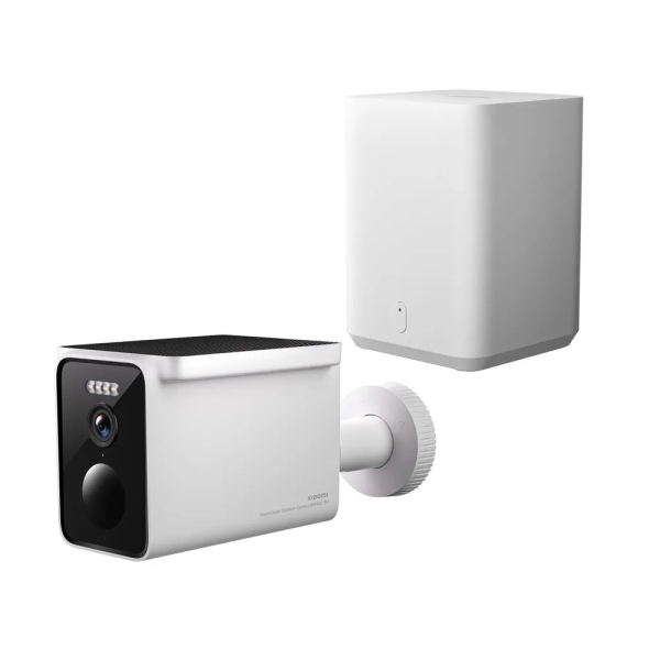 Xiaomi Solar Outdoor Camera BW400 Pro Set Camara Vigilancia para Exterior 2.5K - Panel Solar Integrado y Bateria de 10000mAh - Campo de Vision de 132º - Deteccion de Movimiento Humano - Visi