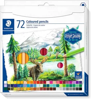 Staedtler 146C Pack de 72 Lapices de Colores - Mina Suave - Colores Surtidos