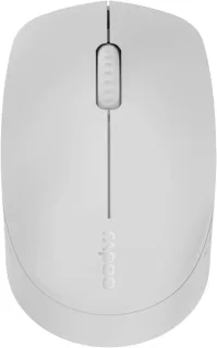 Rapoo M100 Silent Raton Inalambrico - Bluetooh y 2.4GHz - 1300 DPI - Autonomia 9 Meses - Color Gris