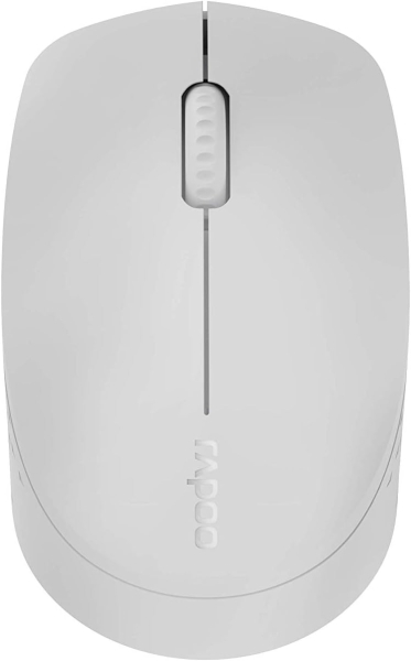 Rapoo M100 Silent Raton Inalambrico - Bluetooh y 2.4GHz - 1300 DPI - Autonomia 9 Meses - Color Gris