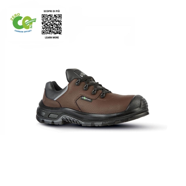 Upower Mojave UK S ESD Zapato de Seguridad - Talla 35 - Puntera AirToe Composite, Antiperforacion, Microfibra Reciclada, Transpirable, Suela Antideslizante, Proteccion S3S CI FO SR - Color M